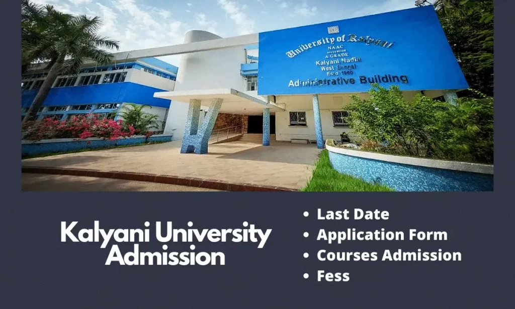 Kalyani University Admission