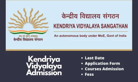Kendriya Vidyalaya Admission 2025-26 | kvs.gov.in Last Date, Form