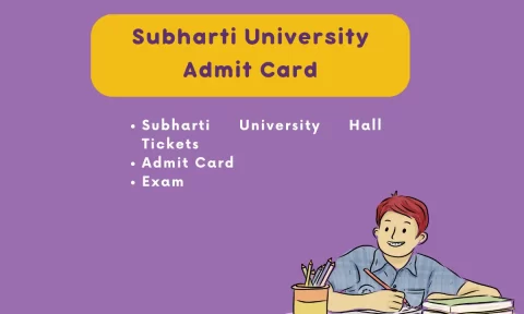 Subharti University Admit Card | subhartidde.com Hall Tickets 2025 Download online